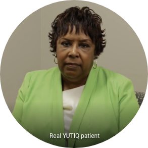 Vickie, a real yutiq patient, shares her story about uveitis treatment and how the procedure felt simple